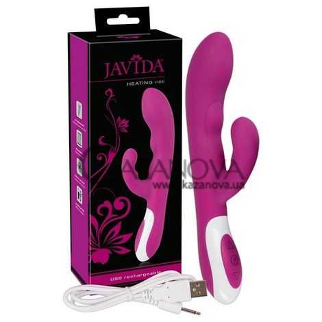 Основне фото Rabbit-вібратор Javida Heating Vibe фіолетовий 22 см