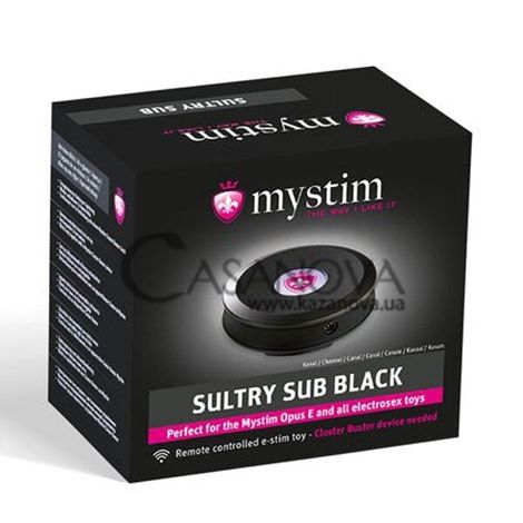 Основное фото Таблетка-ресивер для электростимулятора Mystim Cluster Buster Sultry Sub Black Channel 2 чёрная