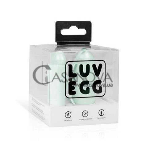 Основное фото Виброяйцо EasyToys Luv Egg голубое