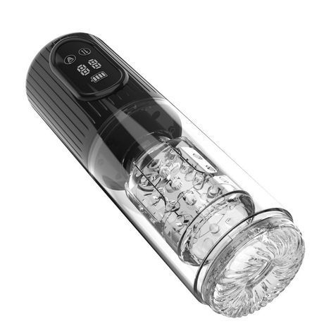 Основне фото Автоматичний мастурбатор Erospace Men's Play Automatic Thrusting Masturbator B2 чорний 29,7 см
