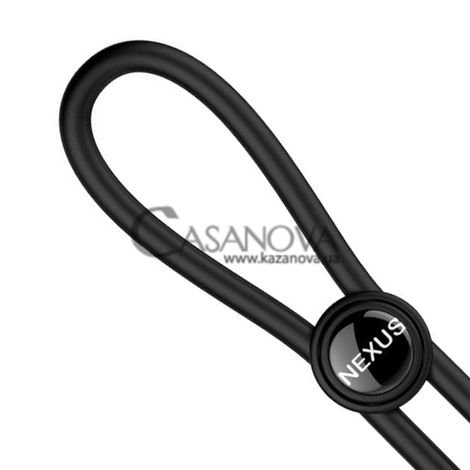 Основное фото Эрекционное кольцо Nexus Forge Double Adjustable Lasso чёрное