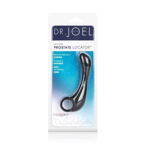 Основное фото Массажёр простаты Dr. Joel Silicone Prostate Locator чёрный 9,5 см