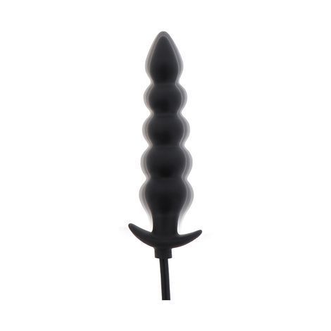 Основное фото Надувной анальный стимулятор Hidden Desire Extreme Inflatable Ribbed чёрная 18,5 см
