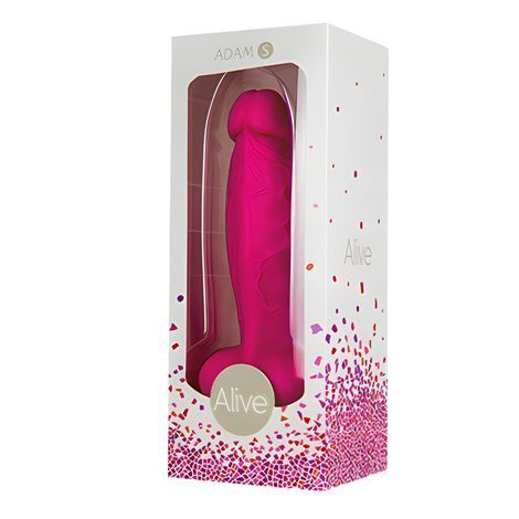 Основное фото Реалистичный фаллоимитатор на присоске Adam Pink S розовый 18 см