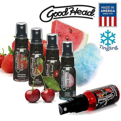 Основное фото Стимулирующий спрей для глубокого минета "Сладкая вата" Doc Johnson Good Head Tingle Spray Cotton Candy 29 мл