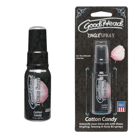 Основное фото Стимулирующий спрей для глубокого минета "Сладкая вата" Doc Johnson Good Head Tingle Spray Cotton Candy 29 мл