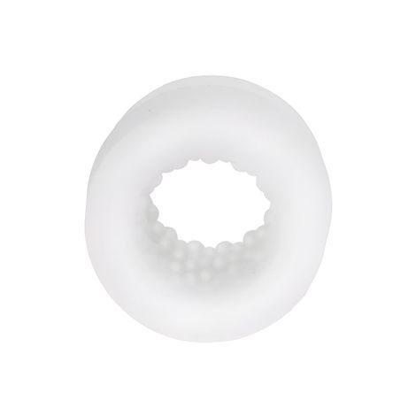 Основное фото Светящийся сквозной мастурбатор Doc Johnson GoodHead Glow Helping Head Silicone белый