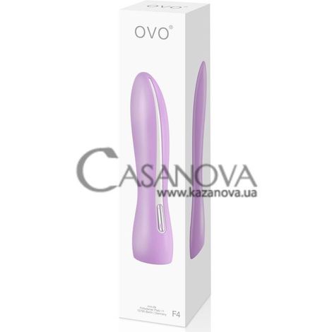Основне фото Вібратор OVO F4 рожевий 21,5 см