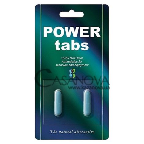 Основное фото Возбуждающие таблетки Power Tabs для мужчин 2 шт