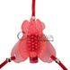 Дополнительное фото Клиторальный стимулятор Tickling Butterfly Strap On красный