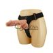 Дополнительное фото Женский страпон с вибрацией Lybaile Ultra Passionate Harness Strap On RealDeal 9.4" BW-022084ZR телесный 24 см