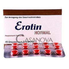 Основне фото Афродизіак у таблетках Erotin Normal для двох 45 шт