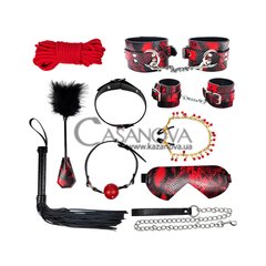 Основное фото Набор БДСМ DS Fetish Lanwan Restraints Kit красно-чёрный