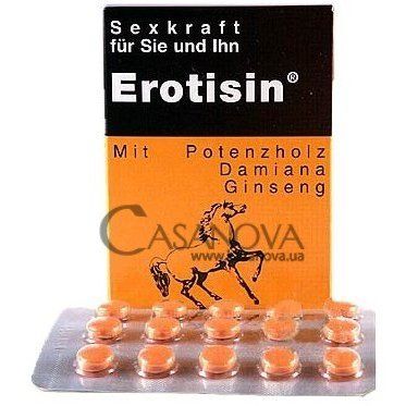 Основное фото Возбуждающие таблетки Erotisin для двоих 30 шт