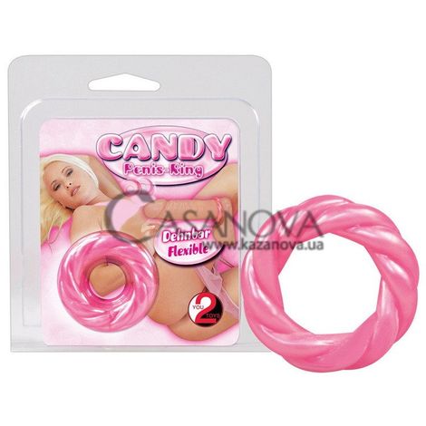Основное фото Эрекционное кольцо Candy Penis-Ring розовое