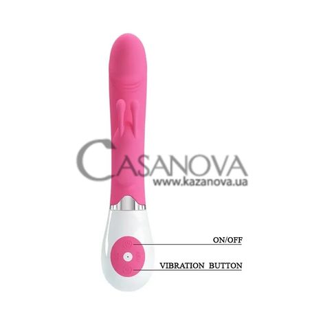 Основне фото Rabbit-вібратор Pretty Love Vibrator Gene рожевий 20,4 см