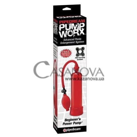 Основное фото Вакуумная помпа Pump Worx Beginner's Power Pump красная