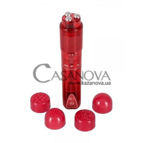 Основне фото Кліторальний вібратор Vibrant Portable Vibrator червоний