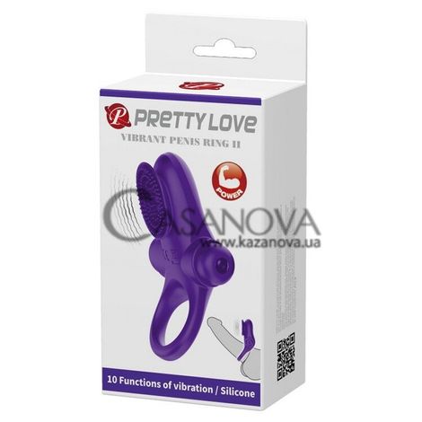 Основное фото Виброкольцо Pretty Love Vibrant Penis Ring II фиолетовое