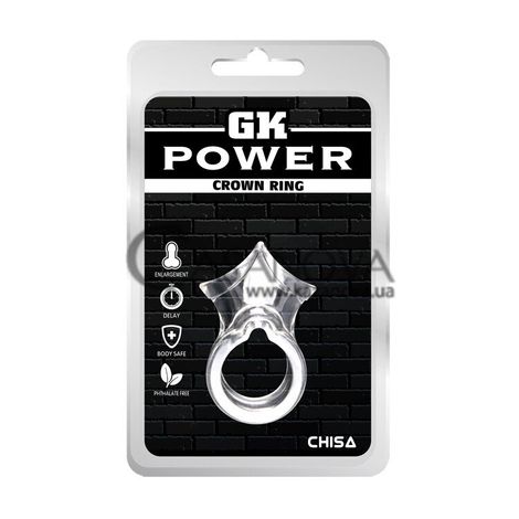 Основне фото Ерекційне кільце GK Power Crown Ring прозоре