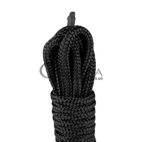 Основное фото Бондажная верёвка EasyToys Nylon Rope чёрная 5 м