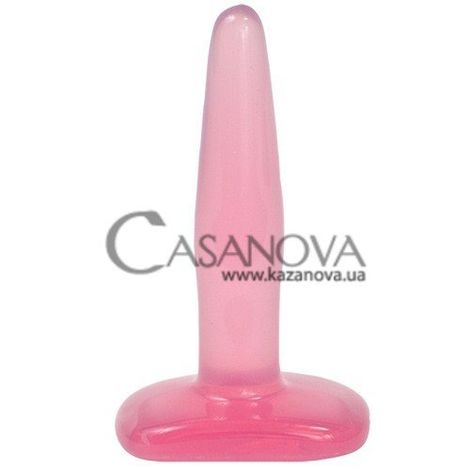 Основное фото Анальная пробка Crystal Jellies Butt Plug Small розовый 10 см
