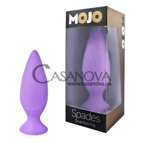 Основное фото Анальная пробка Mojo Spades Small фиолетовая 10 см