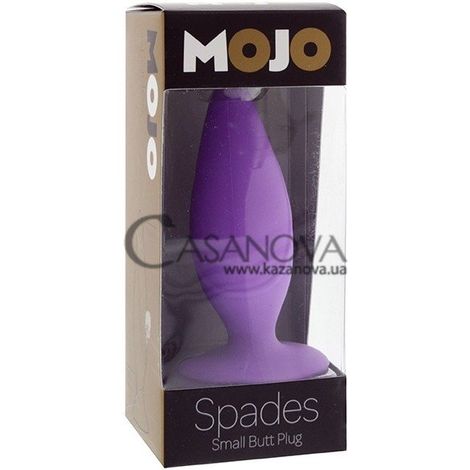 Основное фото Анальная пробка Mojo Spades Small фиолетовая 10 см