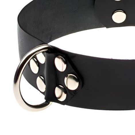 Основное фото Ошейник Leather Collar чёрный
