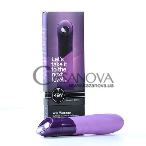 Основное фото Вибратор Key Vela фиолетовый 12 см