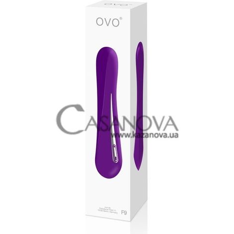Основне фото Вібратор OVO F9 фіолетовий 21 см