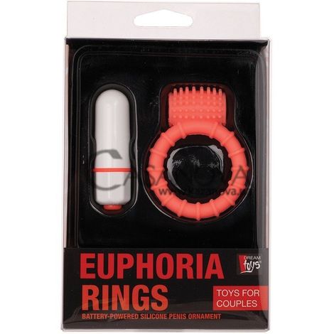 Основное фото Виброкольцо Euphoria Rings оранжевое