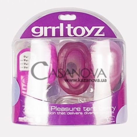 Основное фото Вибропуля Grrl Toyz 7X Oral Pleasure Tart Berry розовая 7 см
