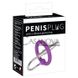 Дополнительное фото Уретральный буж с кольцом Penisplug серебристый с фиолетовым 4,5 см