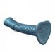 Дополнительное фото Гибкий фаллоимитатор на присоске Strap-On-Me Soft Silicone Dildo M голубой 18 см
