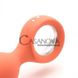 Додаткове фото Анальна пробка з вібрацією KisToy Orville оранжева 12,5 см