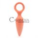 Дополнительное фото Анальная пробка с вибрацией KisToy Orville оранжевая 12,5 см