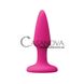 Дополнительное фото Анальная пробка Colors Pleasures Mini Plug розовая 5,5 см
