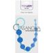 Додаткове фото Анальний ланцюжок Thai Toy Beads блакитний 30 см