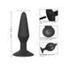 Дополнительное фото Надувная анальная пробка California Exotic Novelties Large Silicone Inflatable Plug чёрная 13,3 см