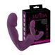 Дополнительное фото Вагинально-клиторальный вибратор Javida 4 Function Vibrator фиолетовый 18 см