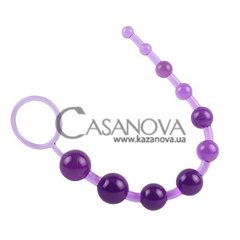 Основное фото Анальная цепочка Hi Basic Sassy 10 Beads фиолетовая 26,3 см