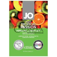 Основное фото Пробник интимной смазки JO H2O Tropical Passion тропические фрукты 3 мл