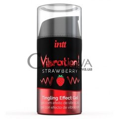 Основне фото Рідкий вібратор Intt Vibration Strawberry полуниця 15 мл