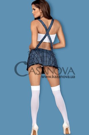 Основное фото Костюм школьницы Obsessive Studygirl синий с белым