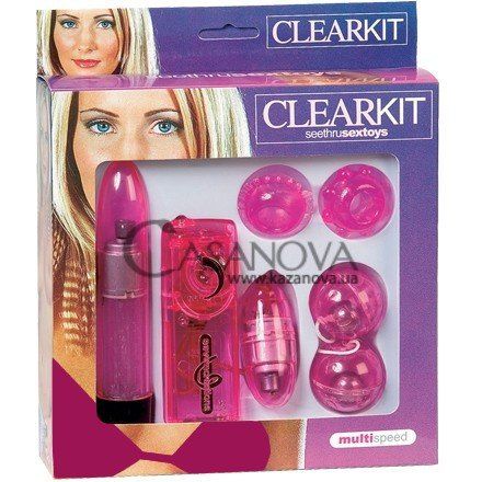 Основное фото Набор ClearKit SeeThru SexToys розовый