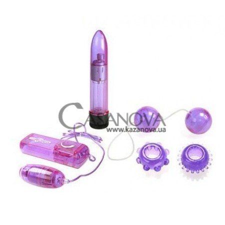 Основне фото Набір із 5 іграшок ClearKit SeeThru SexToys фіолетовий