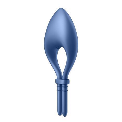 Основное фото Эрекционное виброкольцо-лассо Satisfyer Bullseye голубое