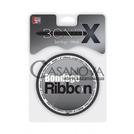 Основне фото Стрічка для бондажу BondX Bondage Ribbon чорна 18 м