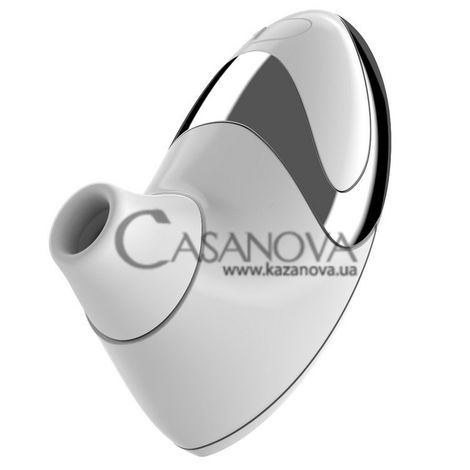 Основне фото Вакуумний стимулятор для клітора Womanizer W500 білий 12 см